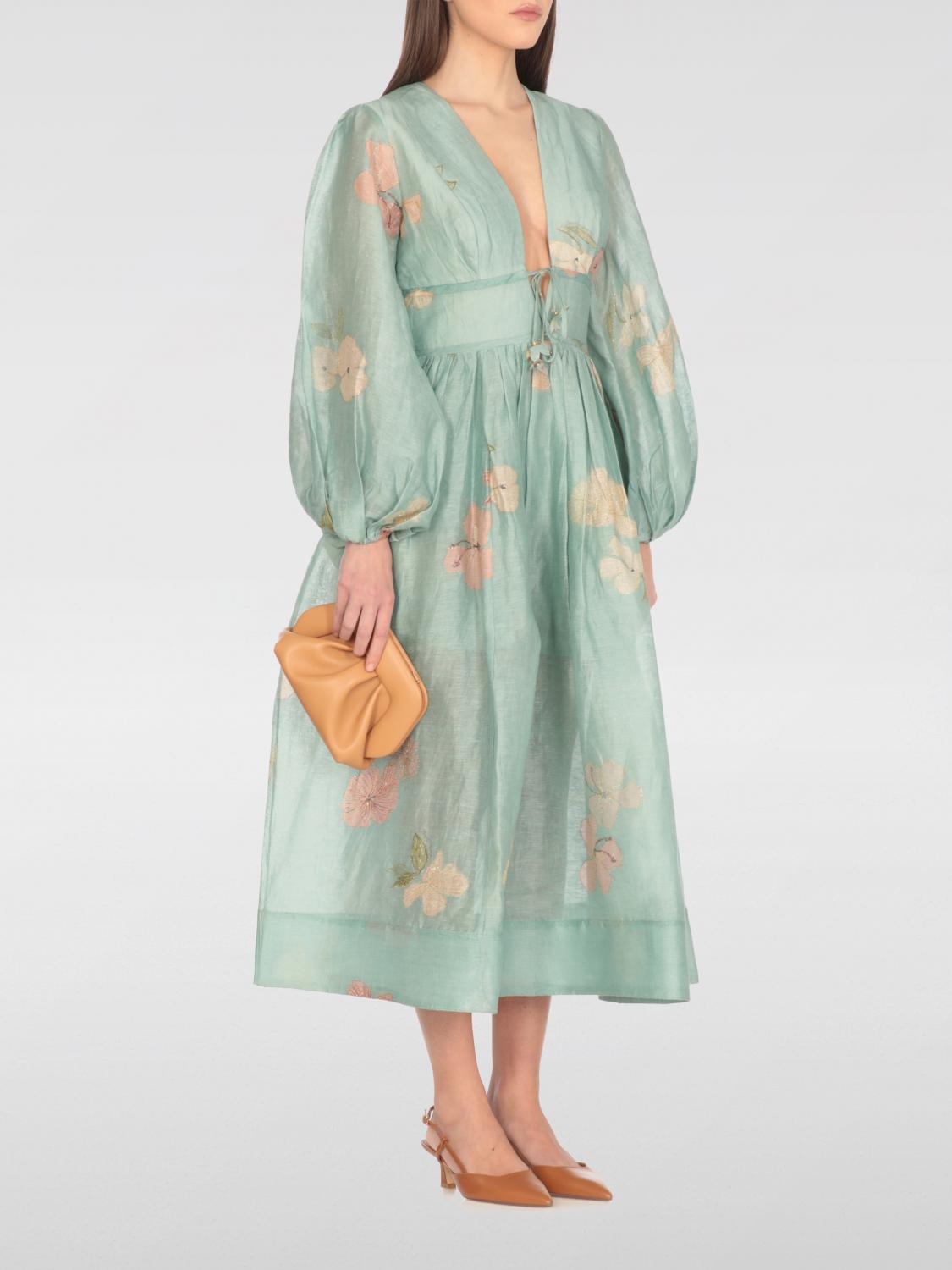 Zimmermann Dress Woman Sky Blue