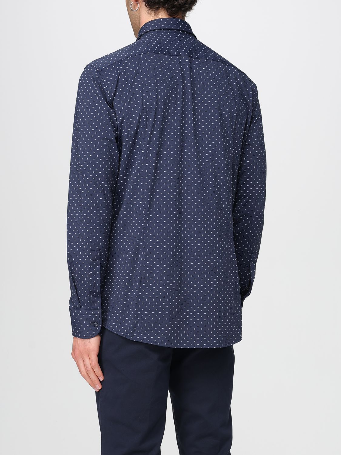 Boss Shirt Men Blue