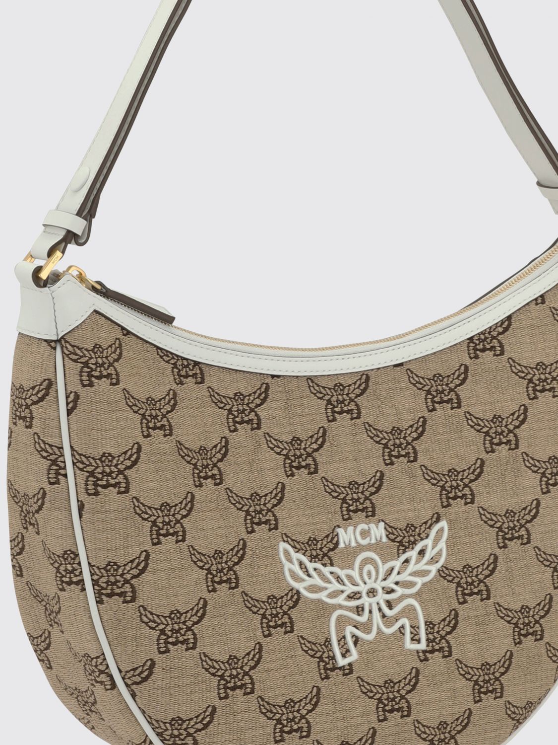 Mcm Shoulder Bag Woman Beige