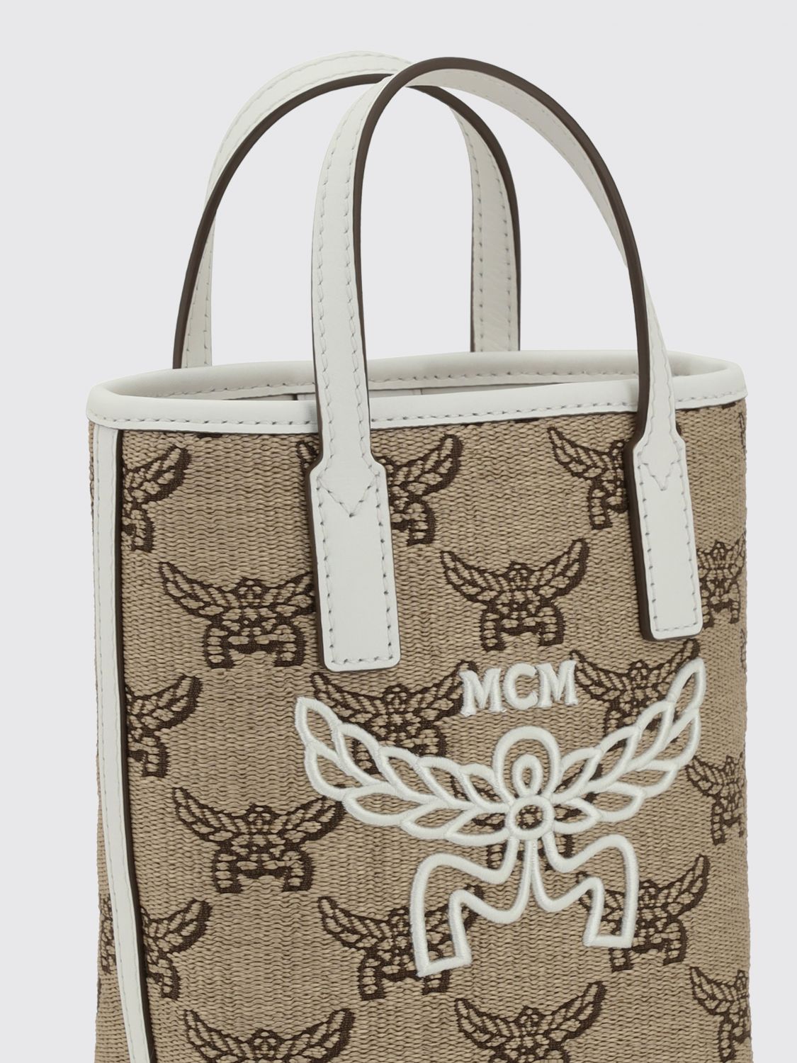 Mcm Mini Bag Woman Beige