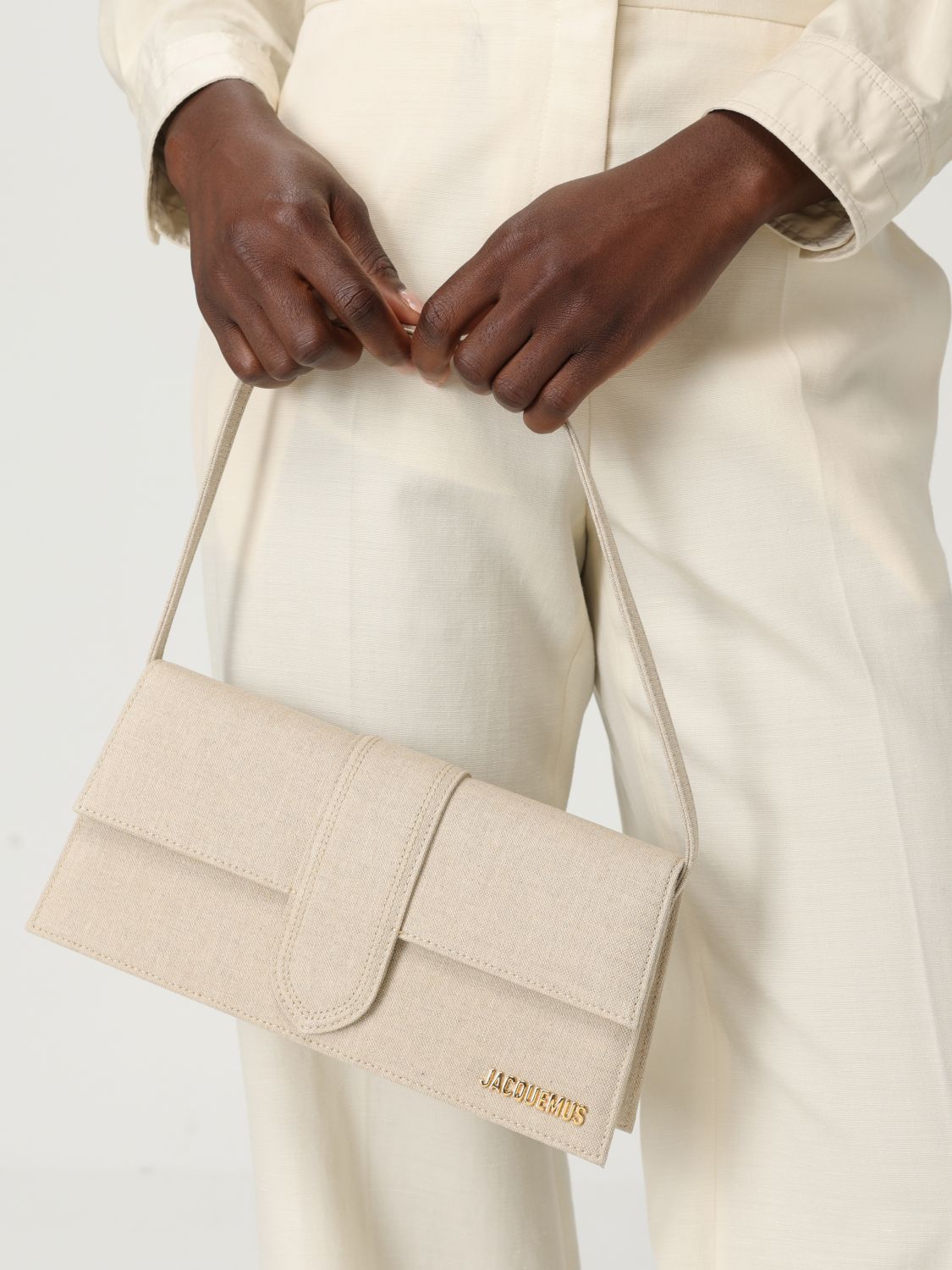 Jacquemus Shoulder Bag Woman Grey