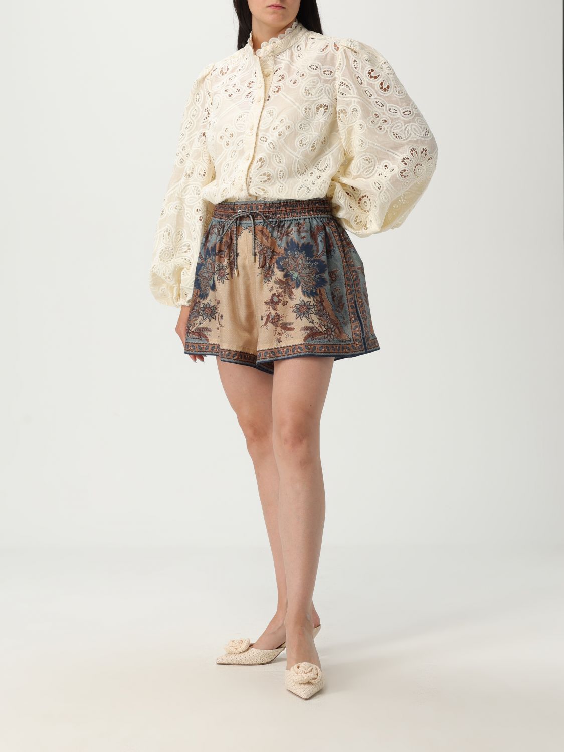Zimmermann Short Woman Blue