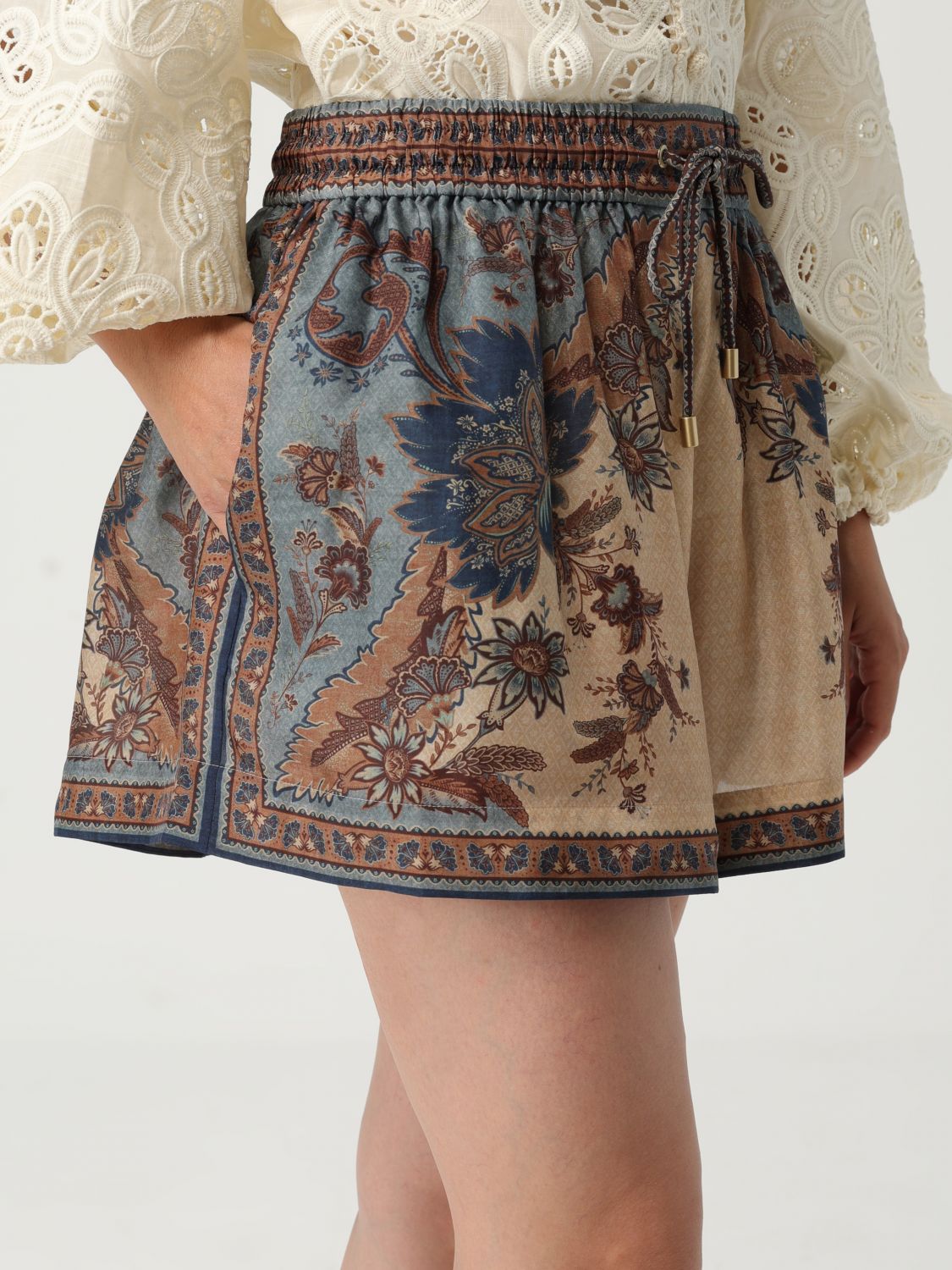 Zimmermann Short Woman Blue