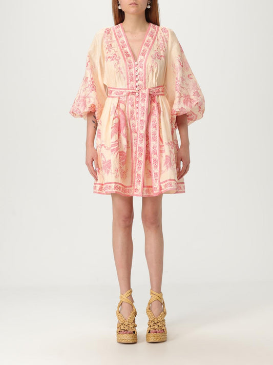 Zimmermann Dress Woman Yellow Cream