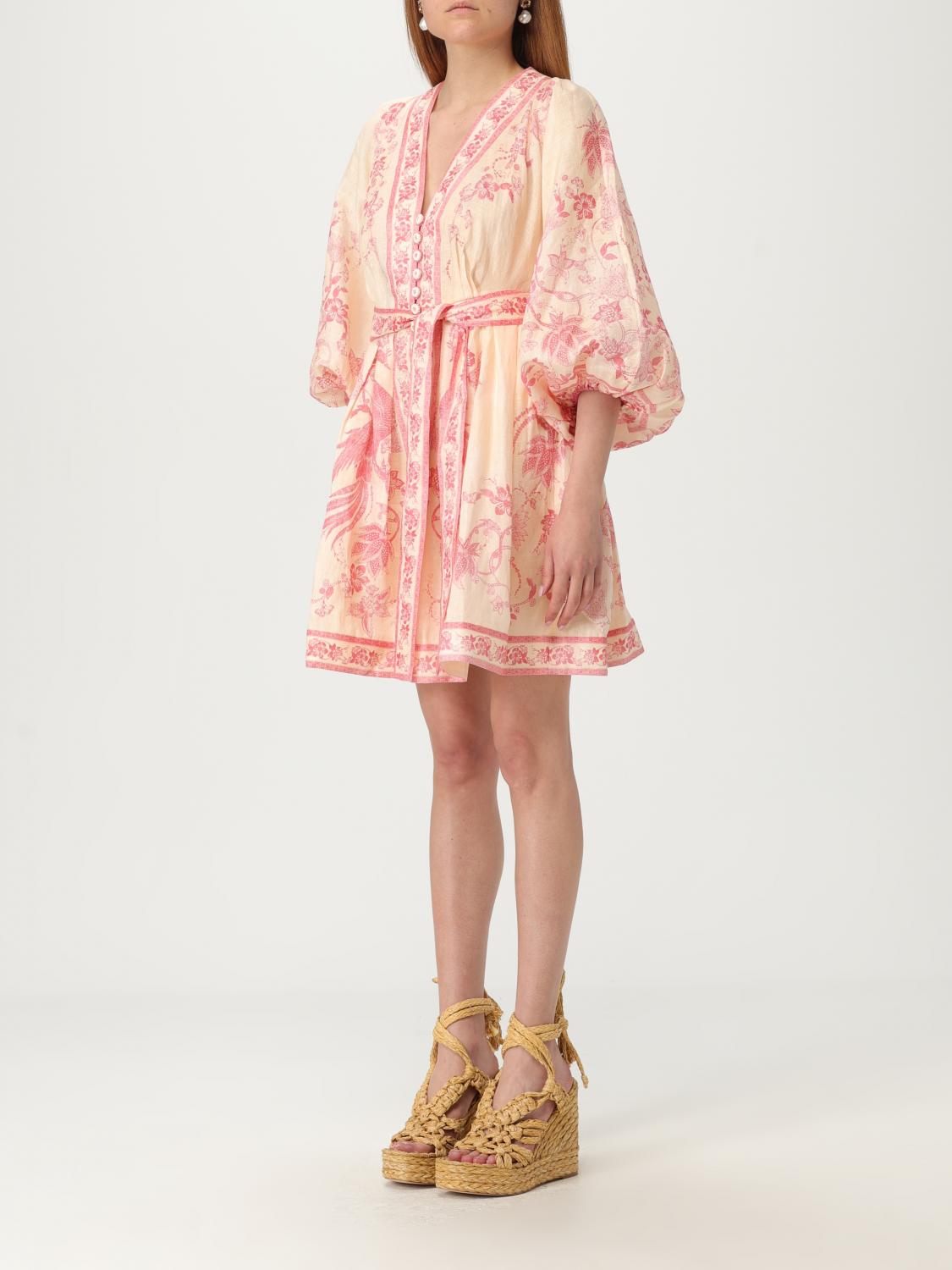 Zimmermann Dress Woman Yellow Cream