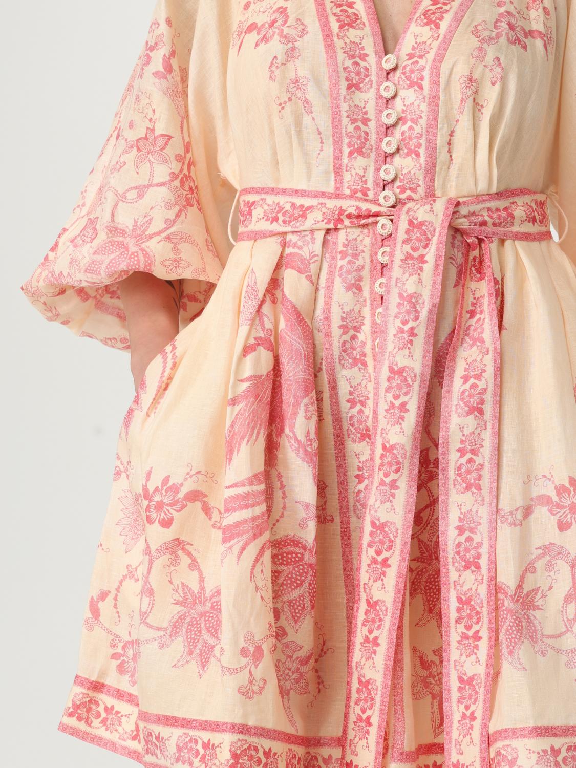 Zimmermann Dress Woman Yellow Cream