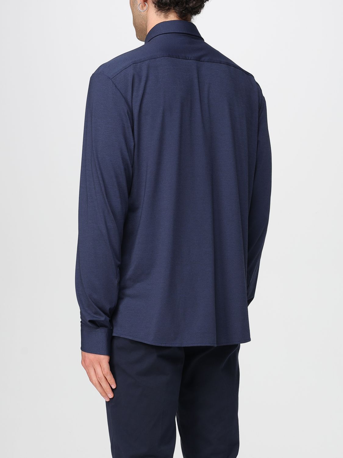 Boss Shirt Men Blue