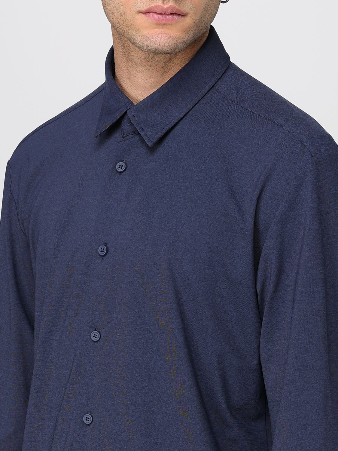 Boss Shirt Men Blue