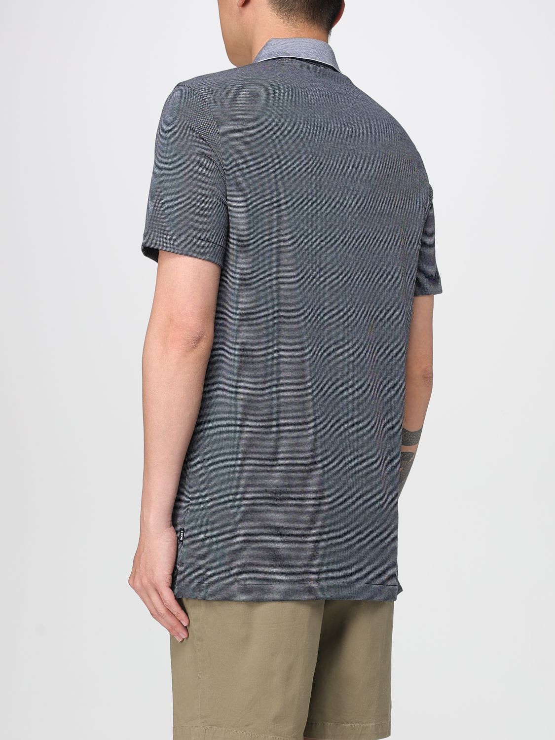 Boss Polo Shirt Men Blue