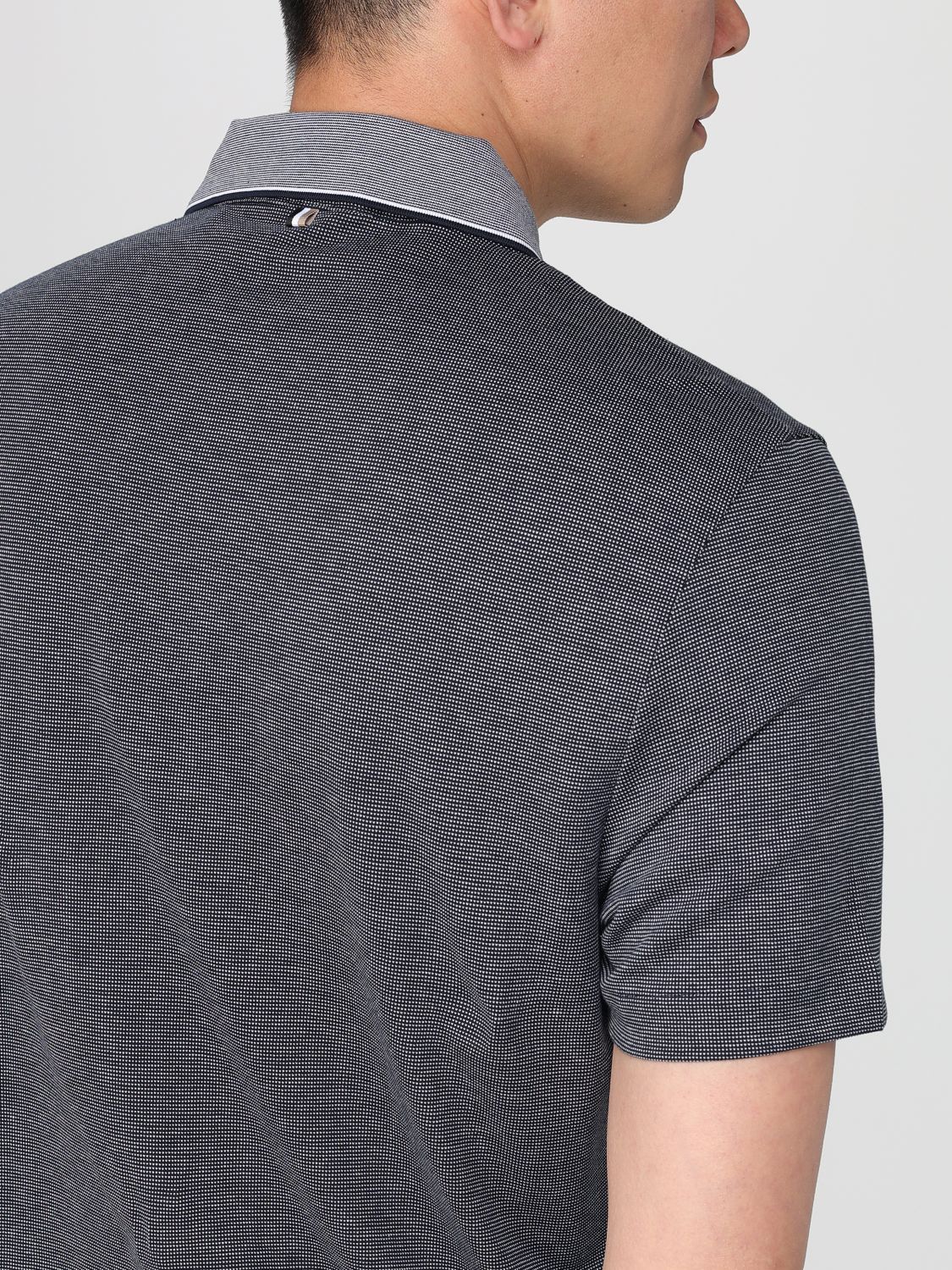 Boss Polo Shirt Men Blue
