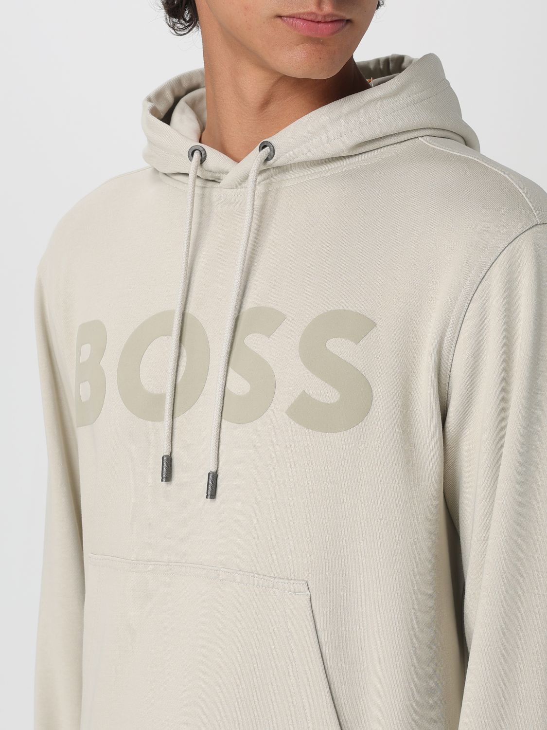Boss Sweatshirt Men Beige