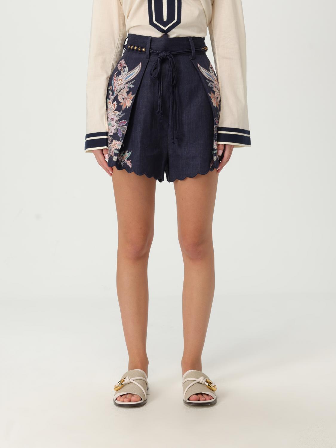 Zimmermann Pants Woman Navy