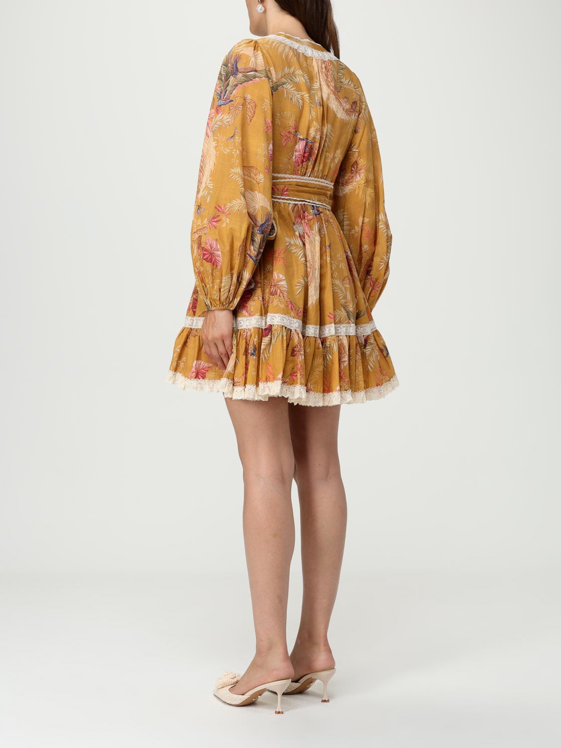 Zimmermann Dress Woman Mustard