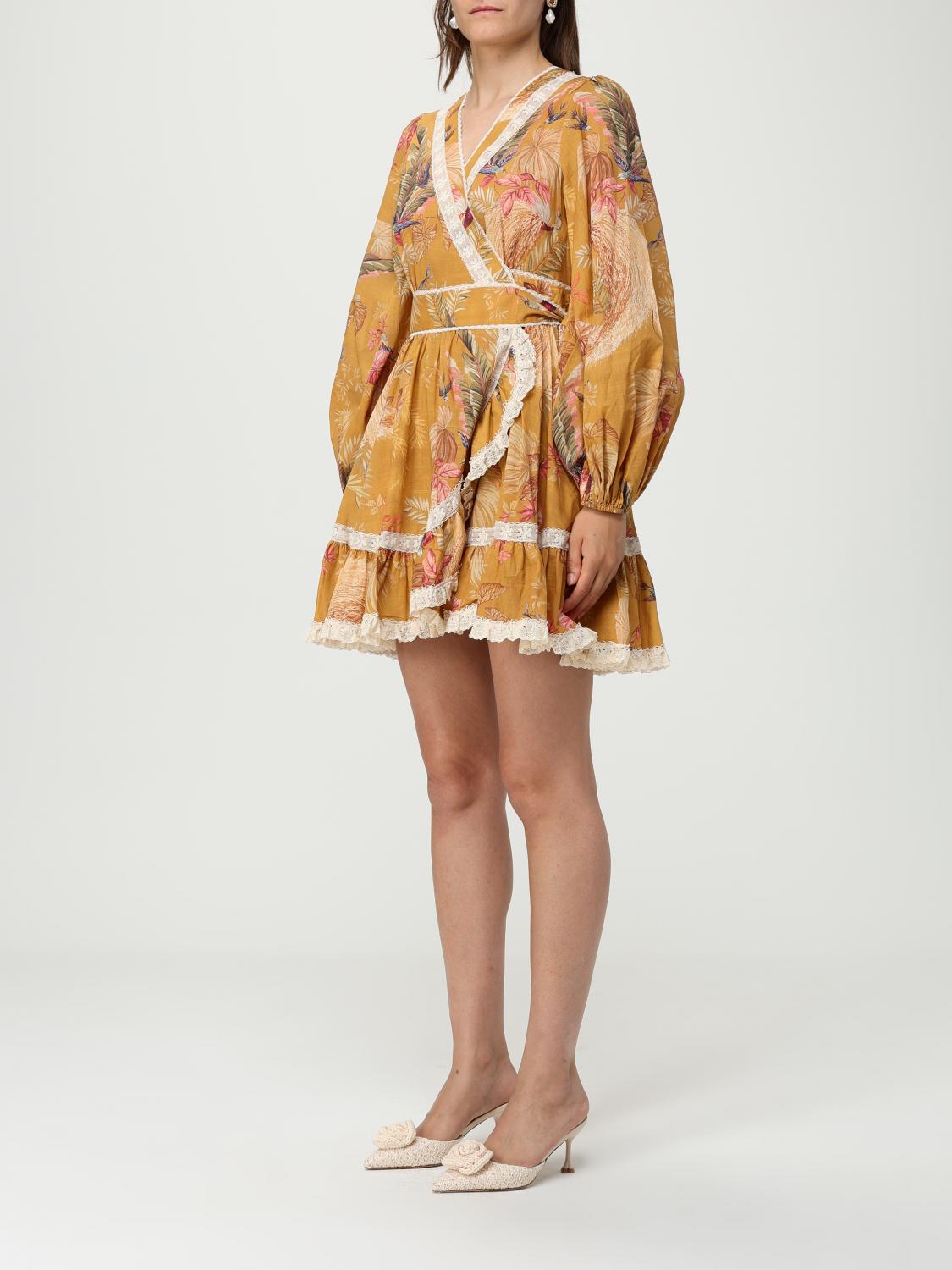Zimmermann Dress Woman Mustard