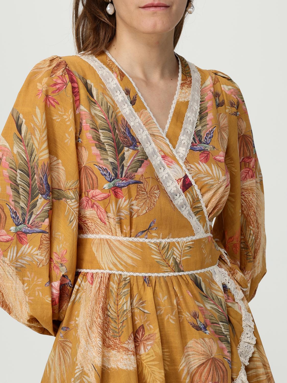 Zimmermann Dress Woman Mustard