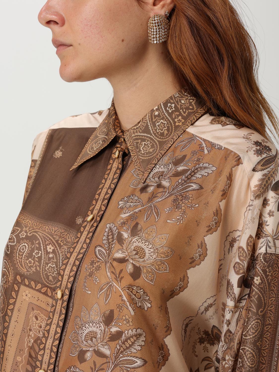 Zimmermann Shirt Woman Brown