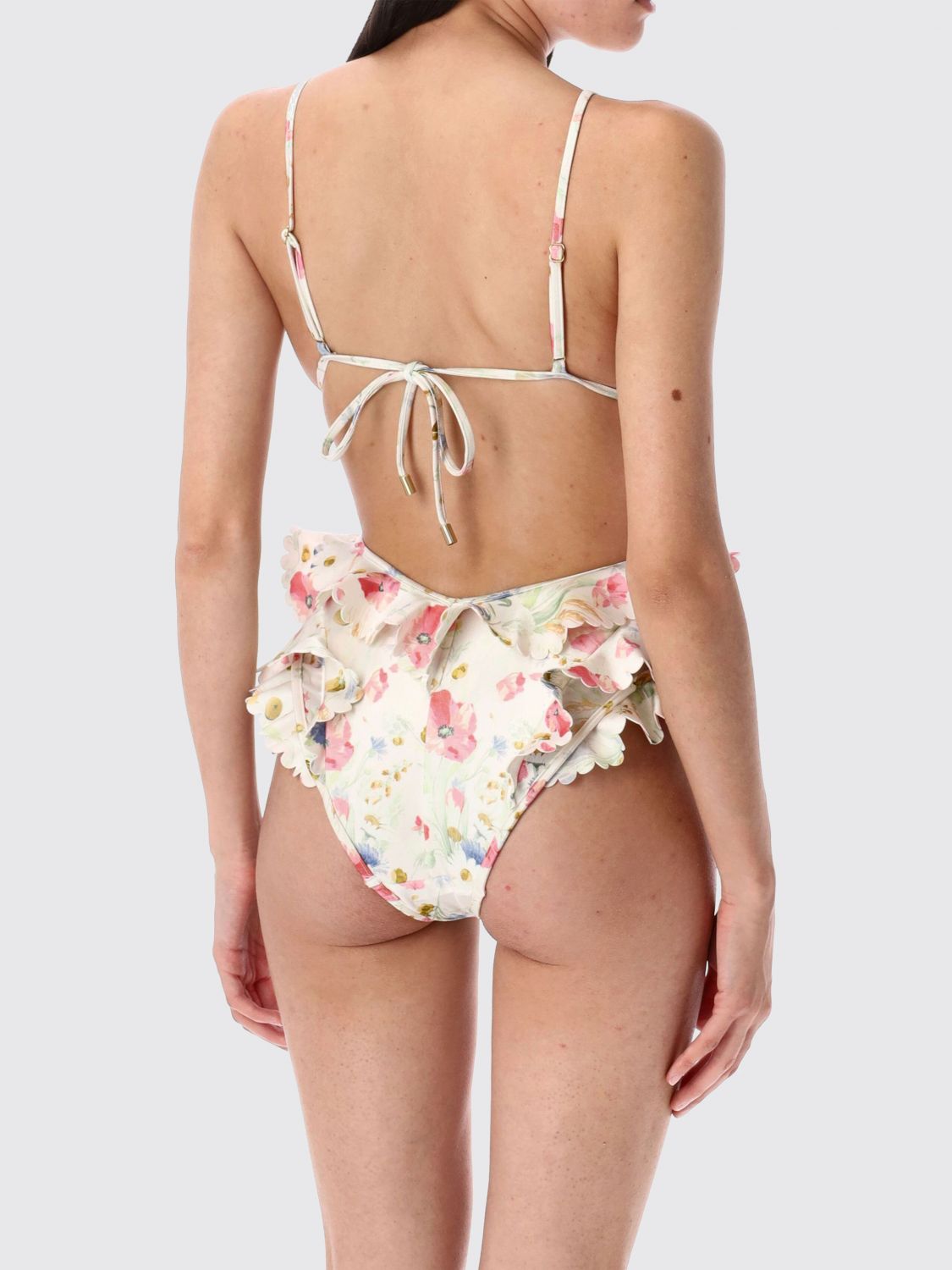 Zimmermann Swimsuit Woman Yellow Cream