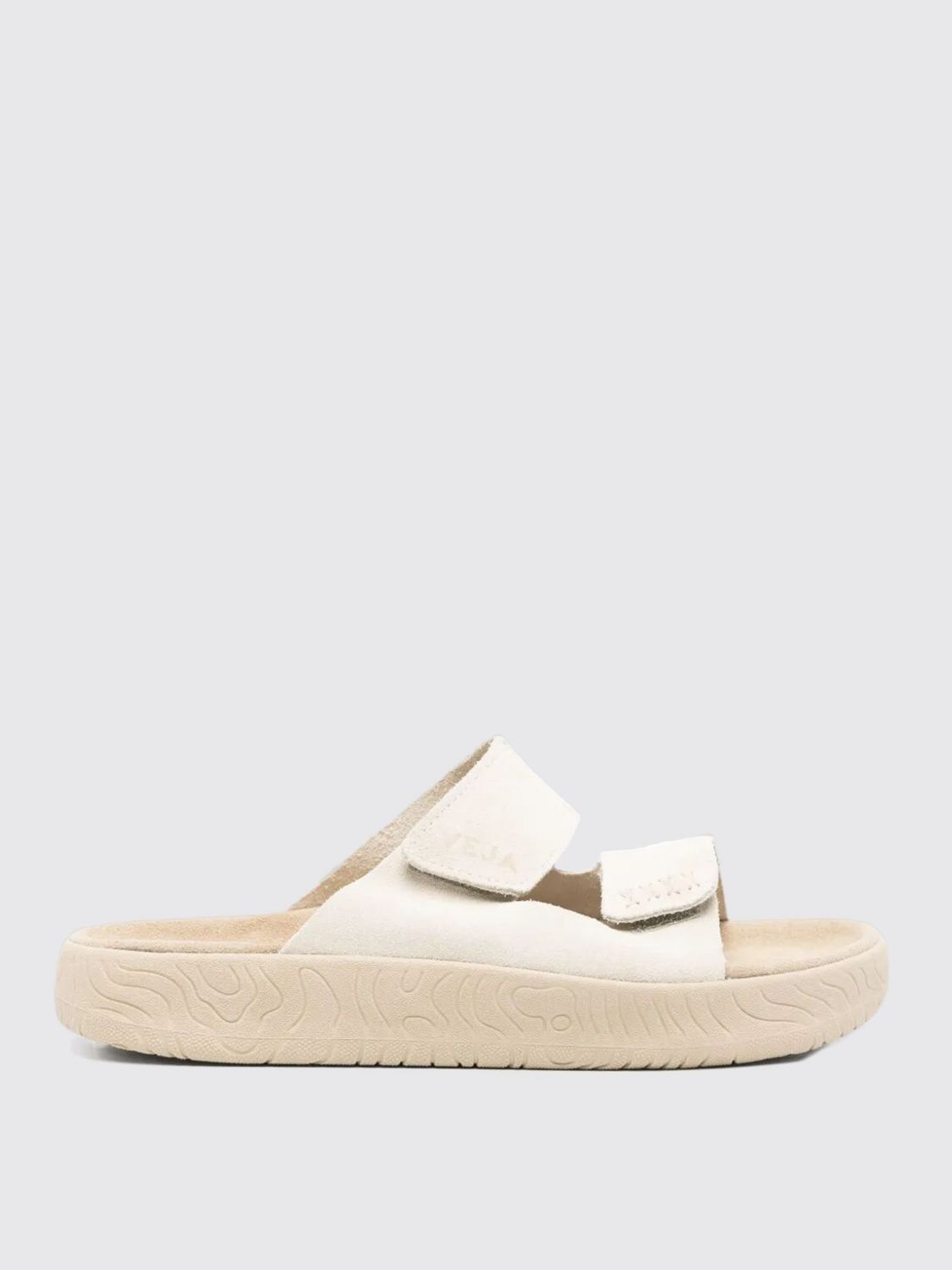 Veja Flat Sandals Woman Yellow Cream