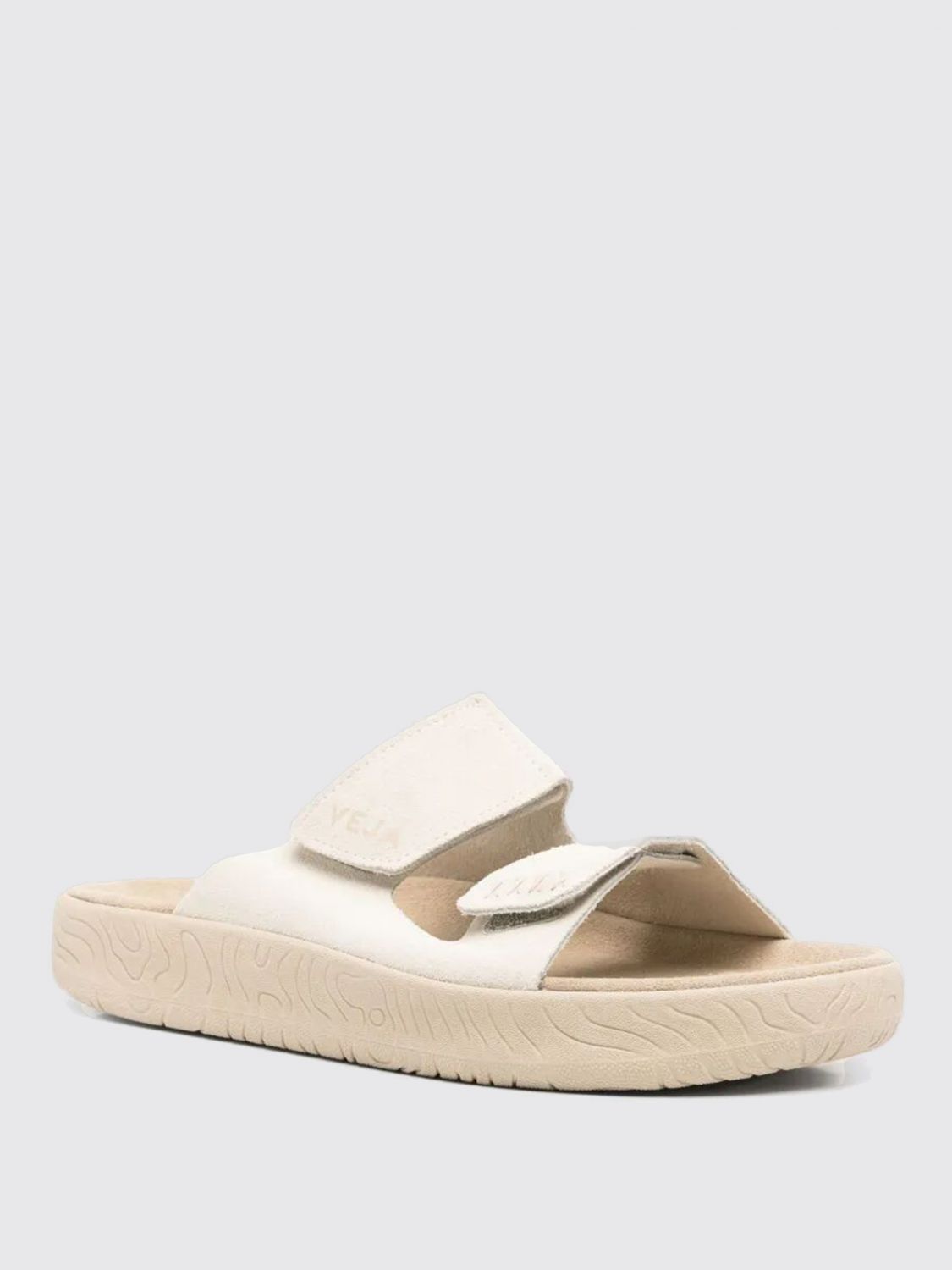 Veja Flat Sandals Woman Yellow Cream