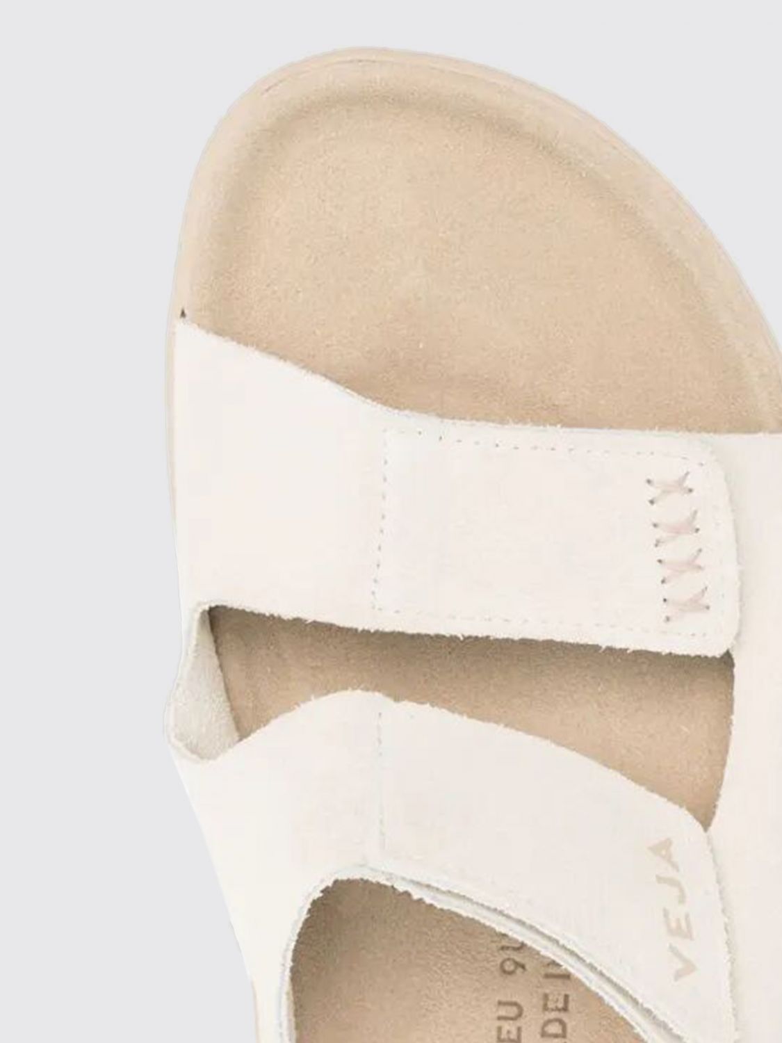 Veja Flat Sandals Woman Yellow Cream