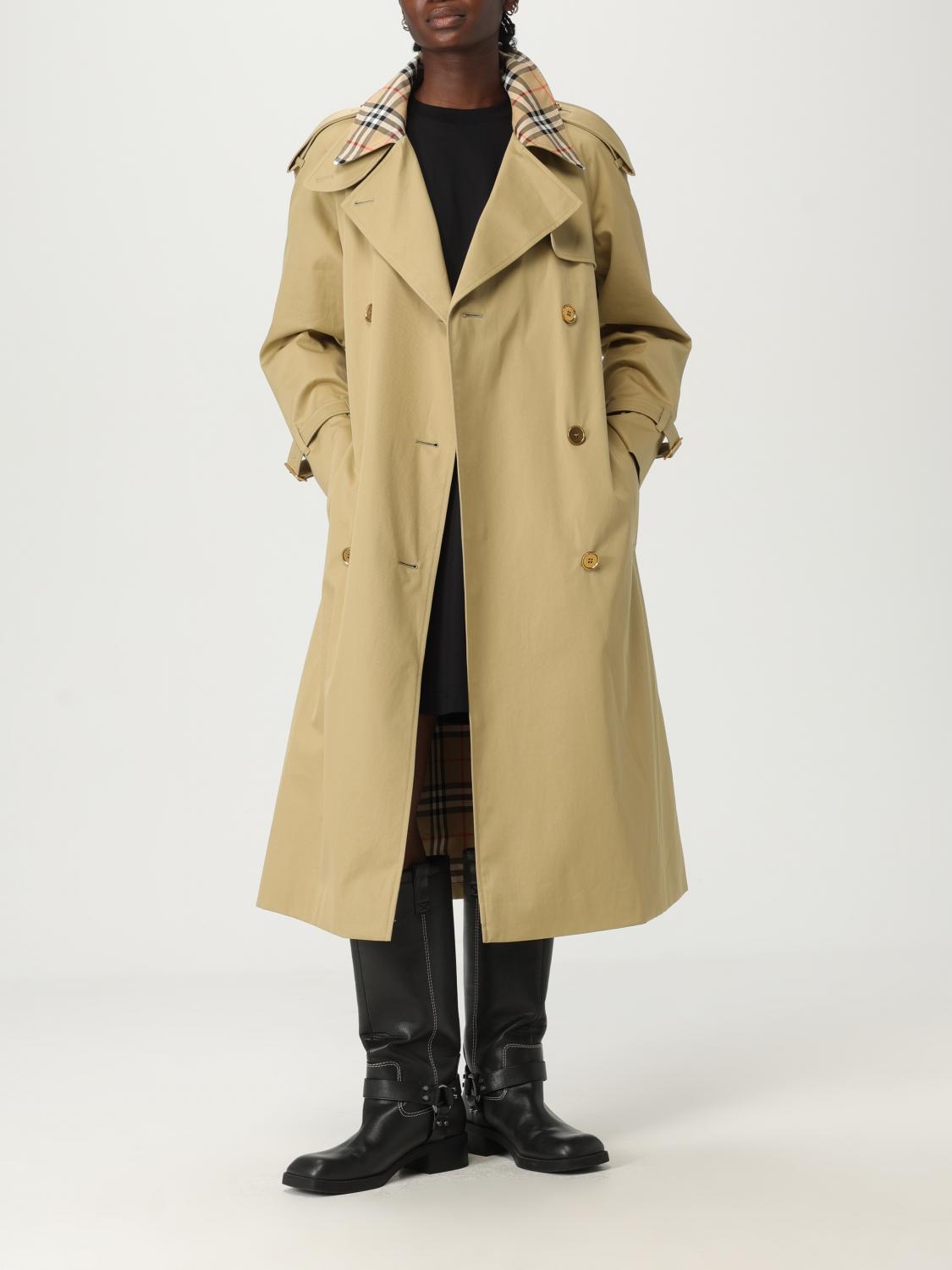 Burberry Trench Coat Woman Brown