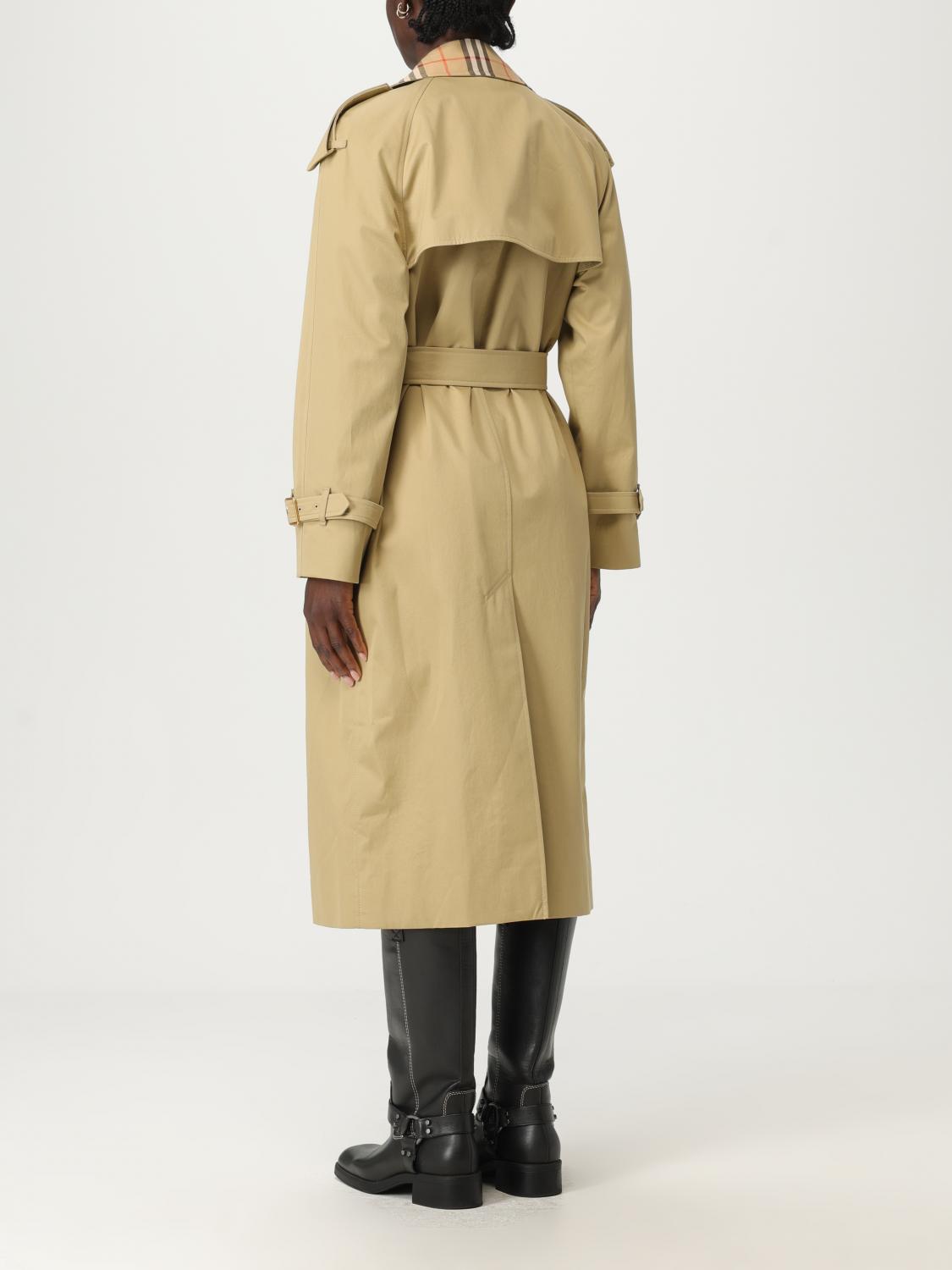 Burberry Trench Coat Woman Brown
