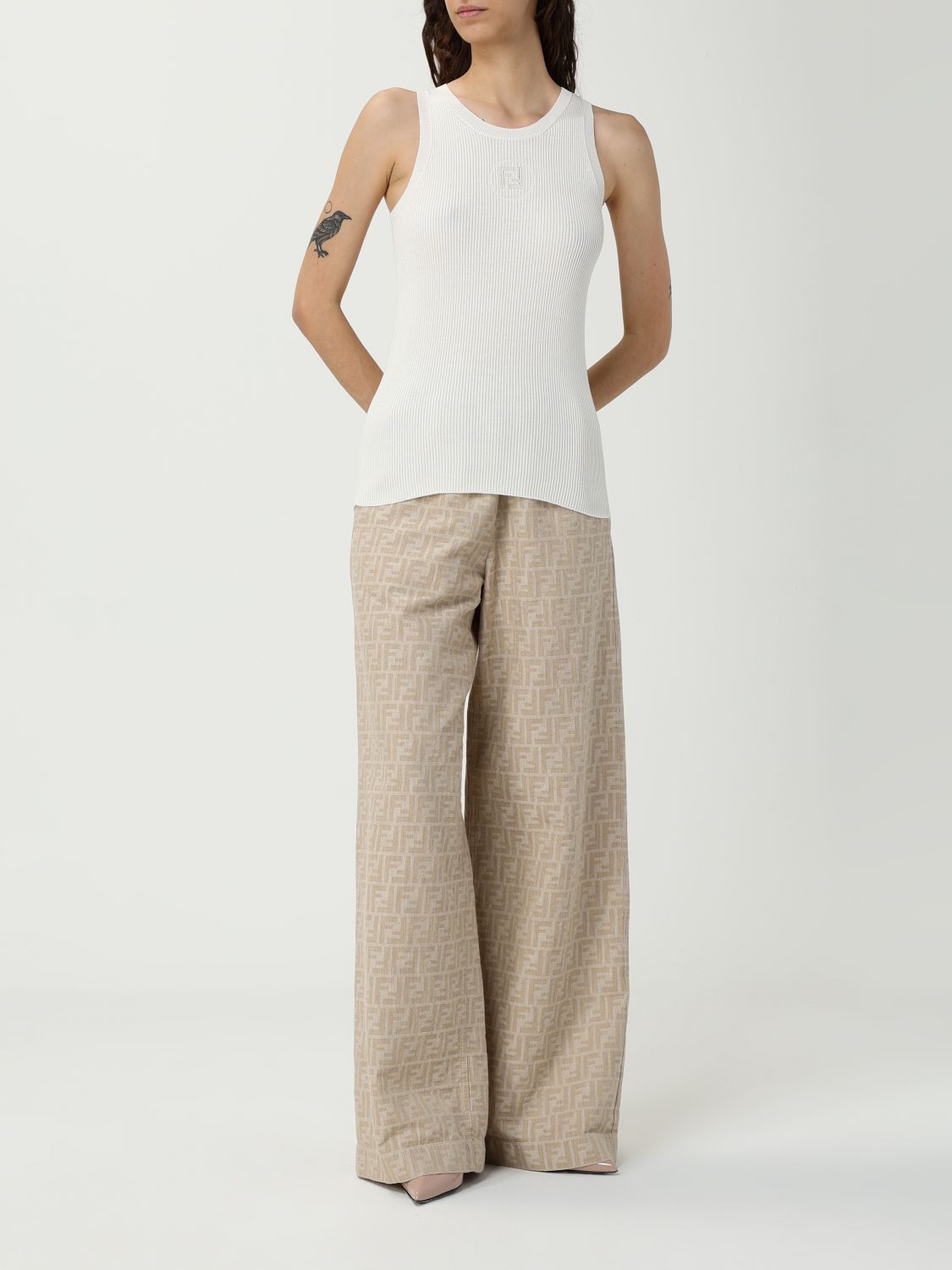 Fendi Top Woman White