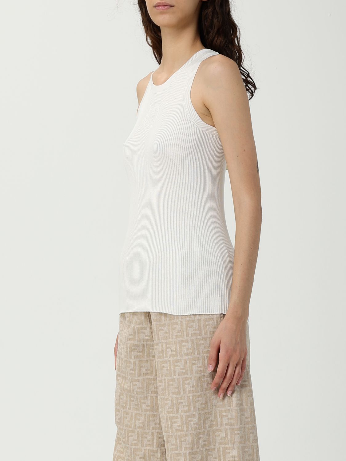 Fendi Top Woman White