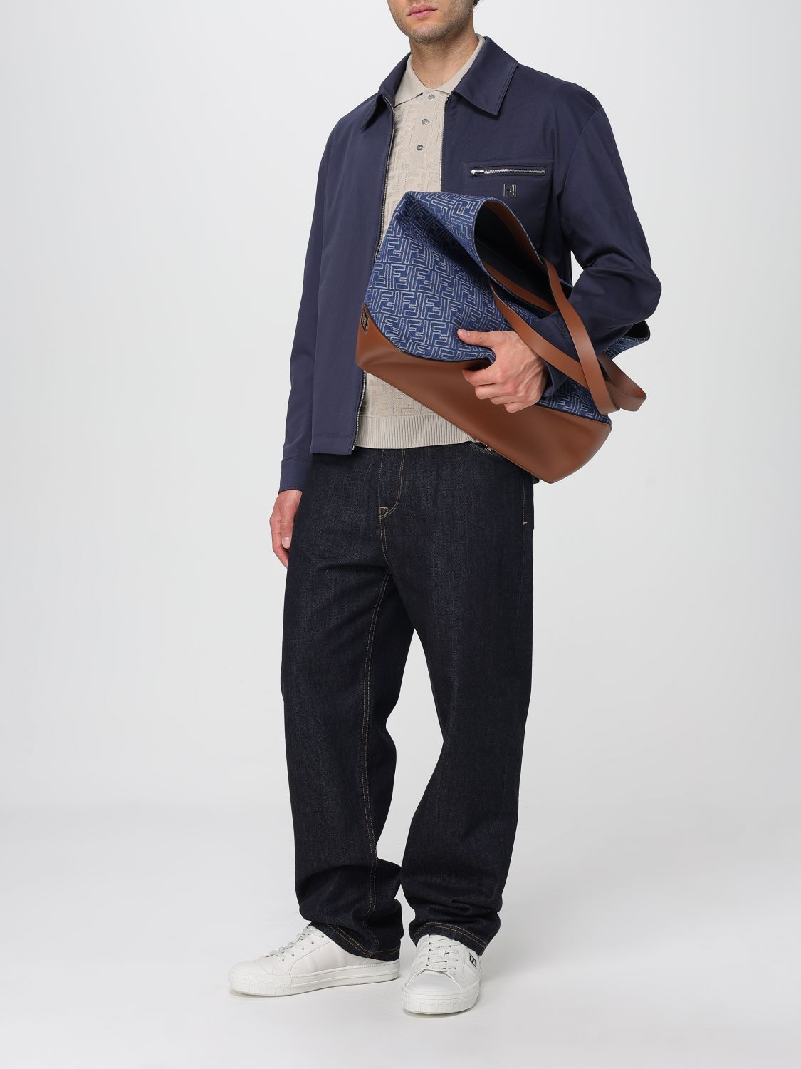 Fendi Bags Men Grey