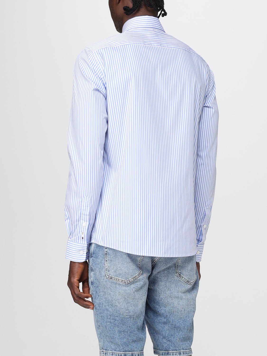 Boss Shirt Men Blue