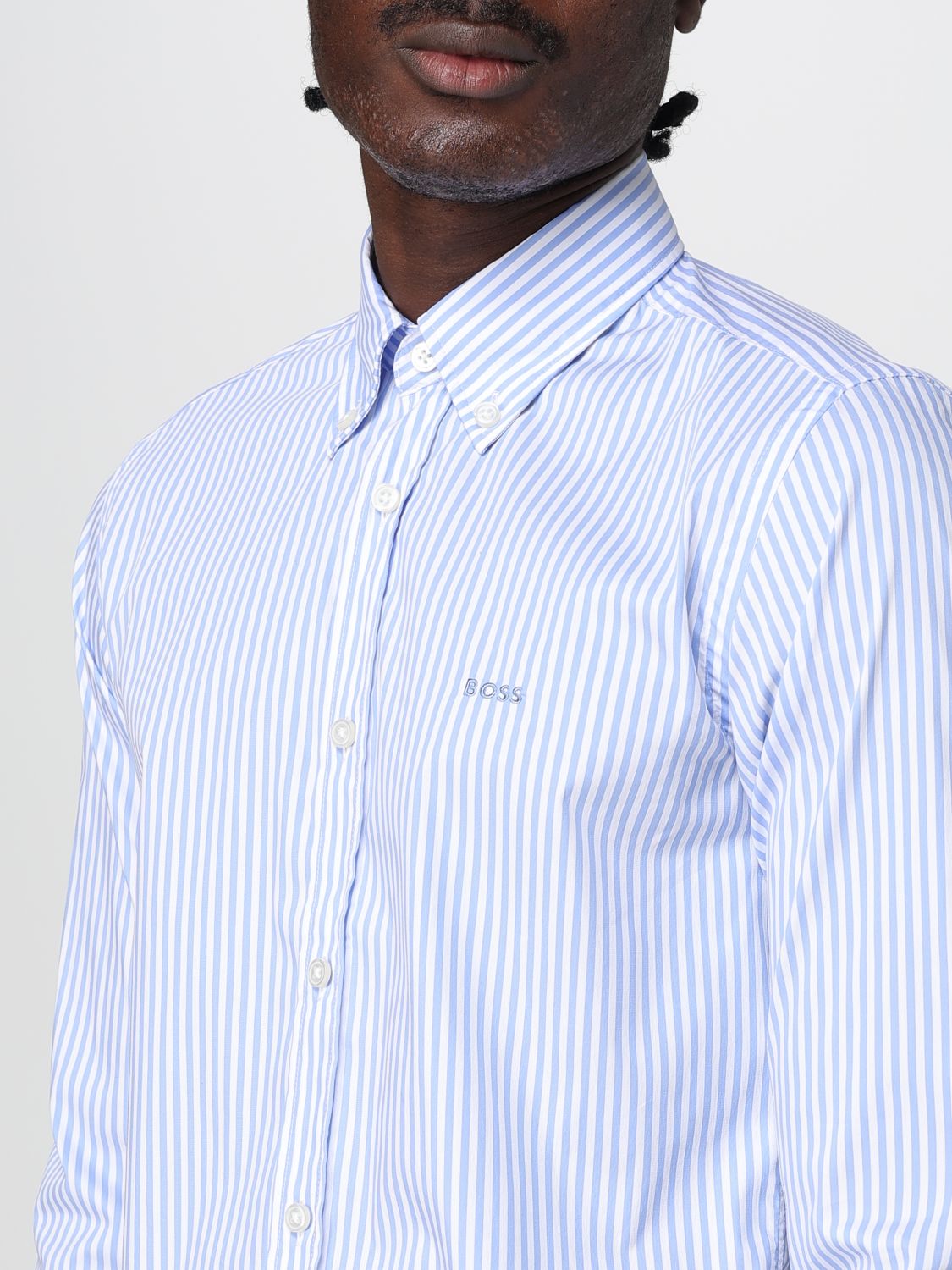 Boss Shirt Men Blue