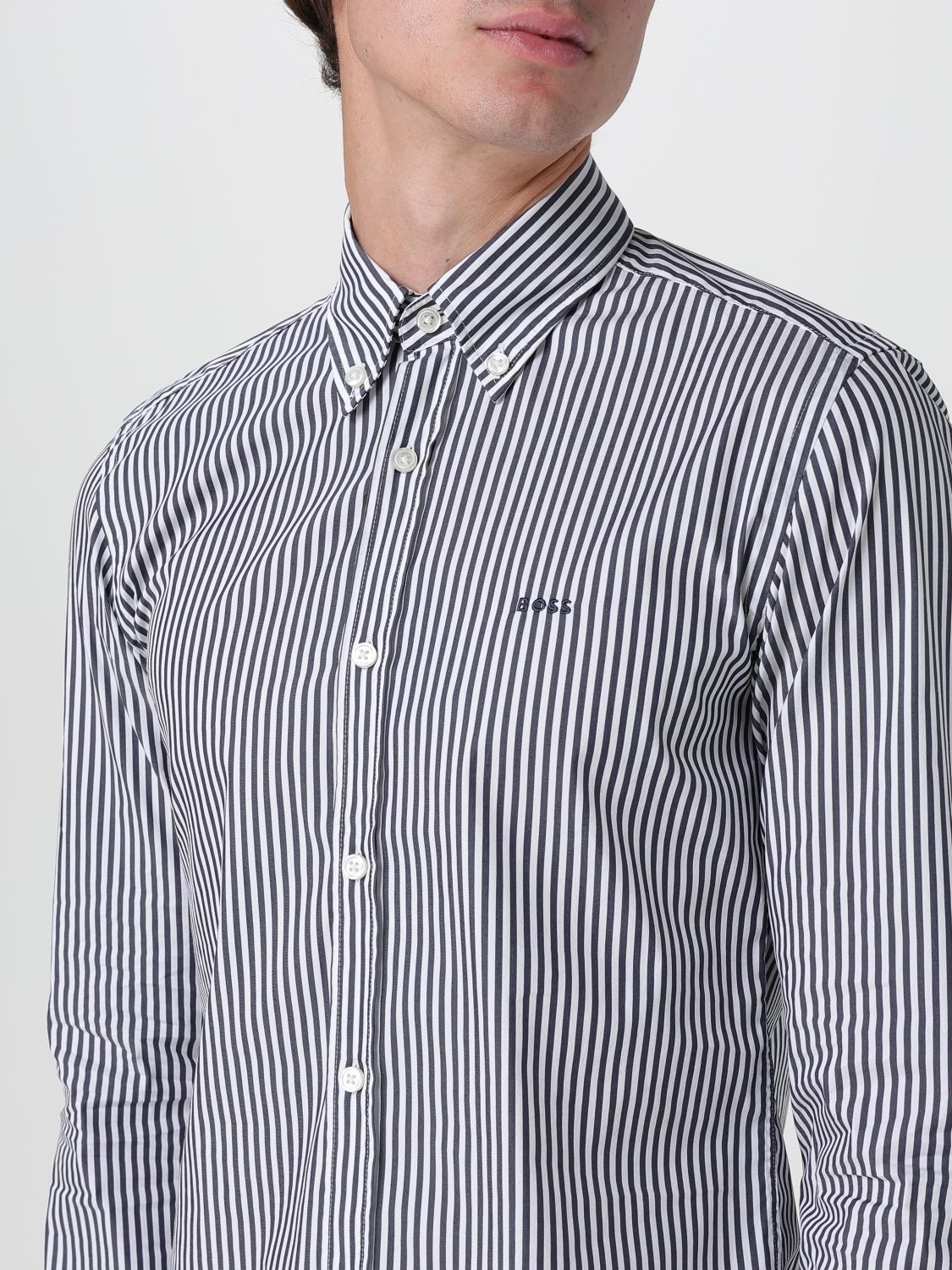 Boss Shirt Men Blue
