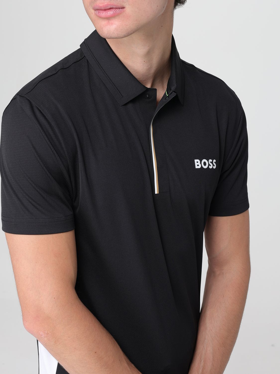 Boss Polo Shirt Men Black