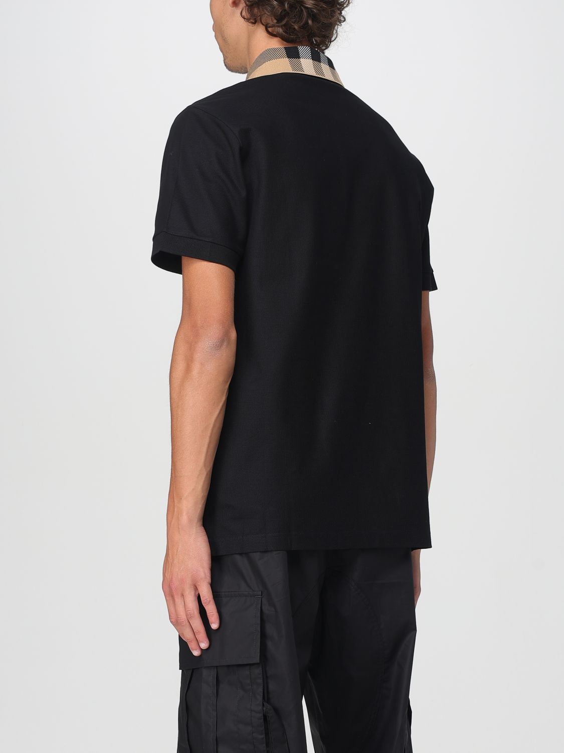 Burberry Polo Shirt Men Black