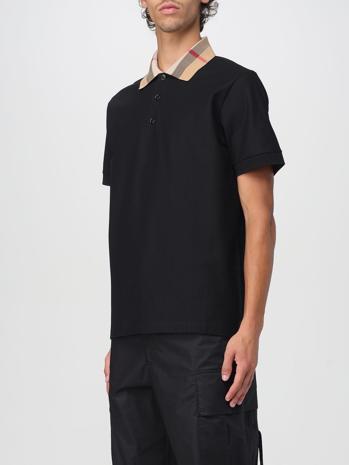 Burberry Polo Shirt Men Black