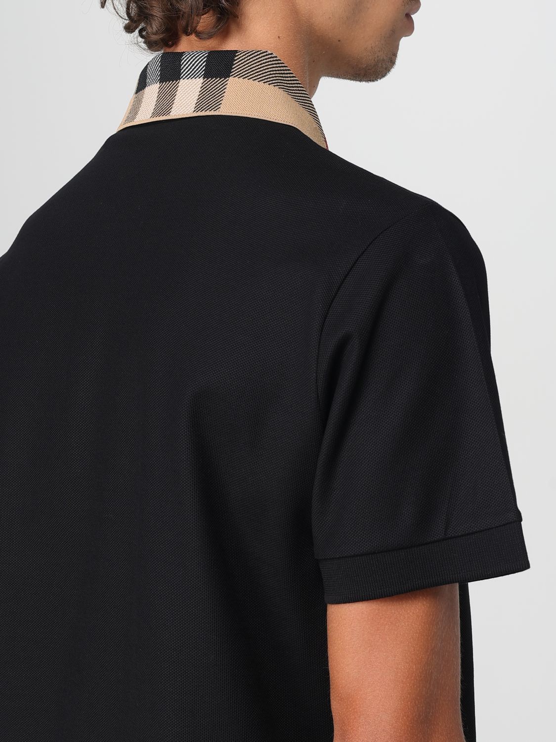 Burberry Polo Shirt Men Black
