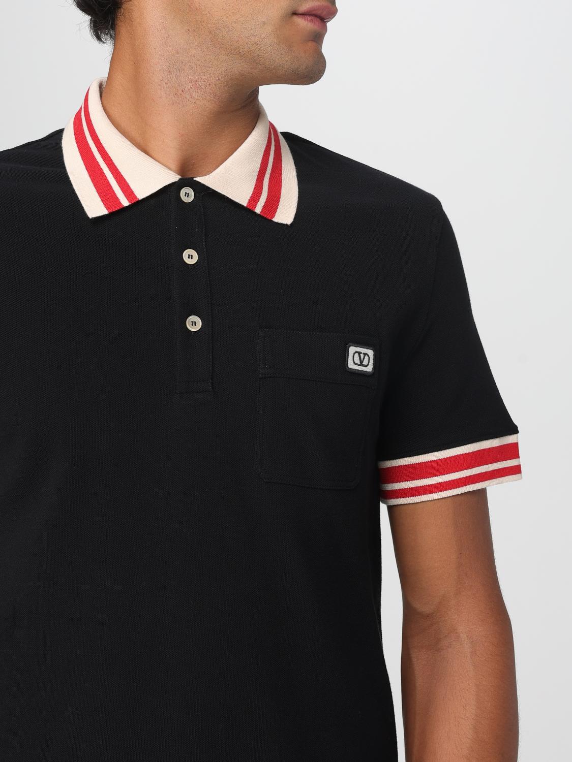 Valentino Polo Shirt Men Black