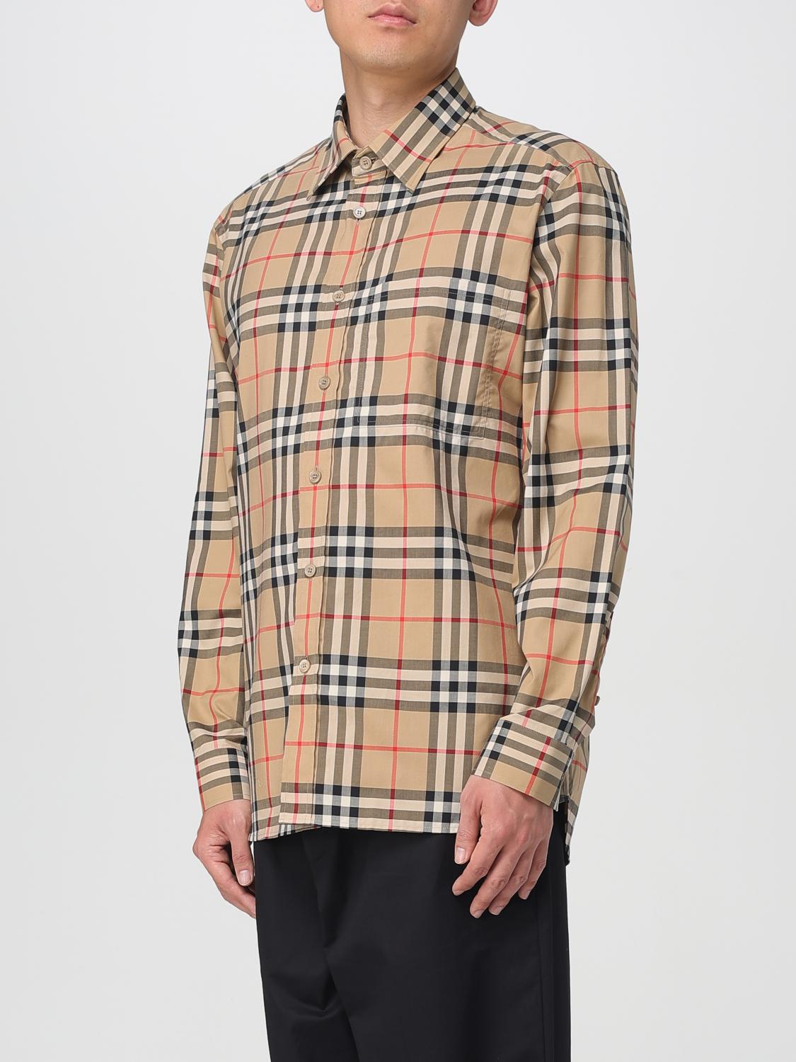 Burberry Shirt Men Beige