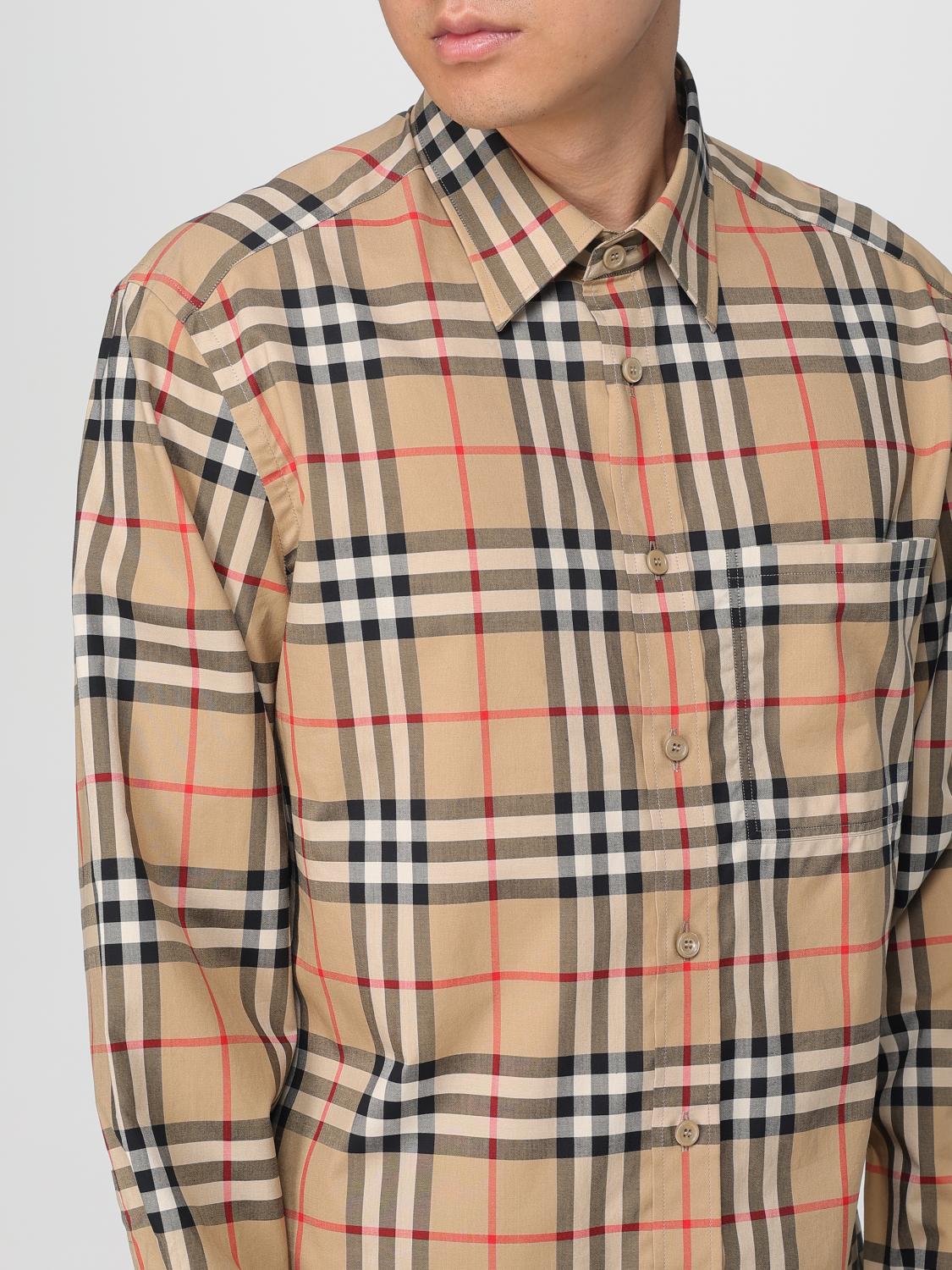 Burberry Shirt Men Beige