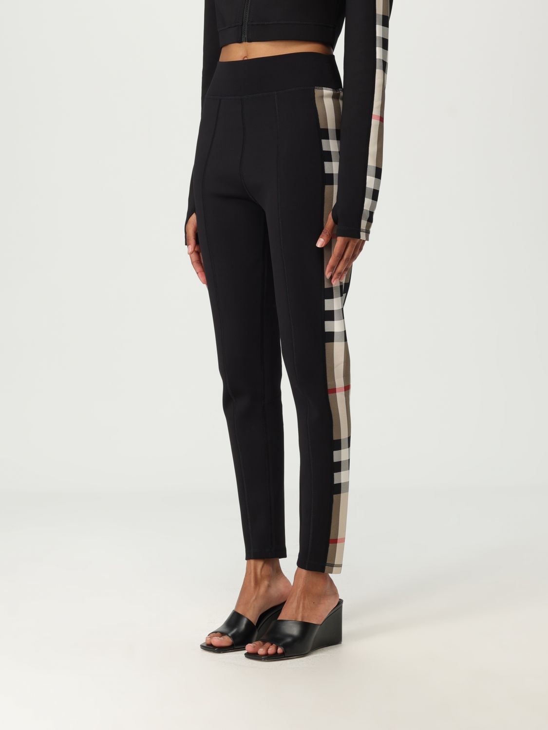 Burberry Pants Woman Black
