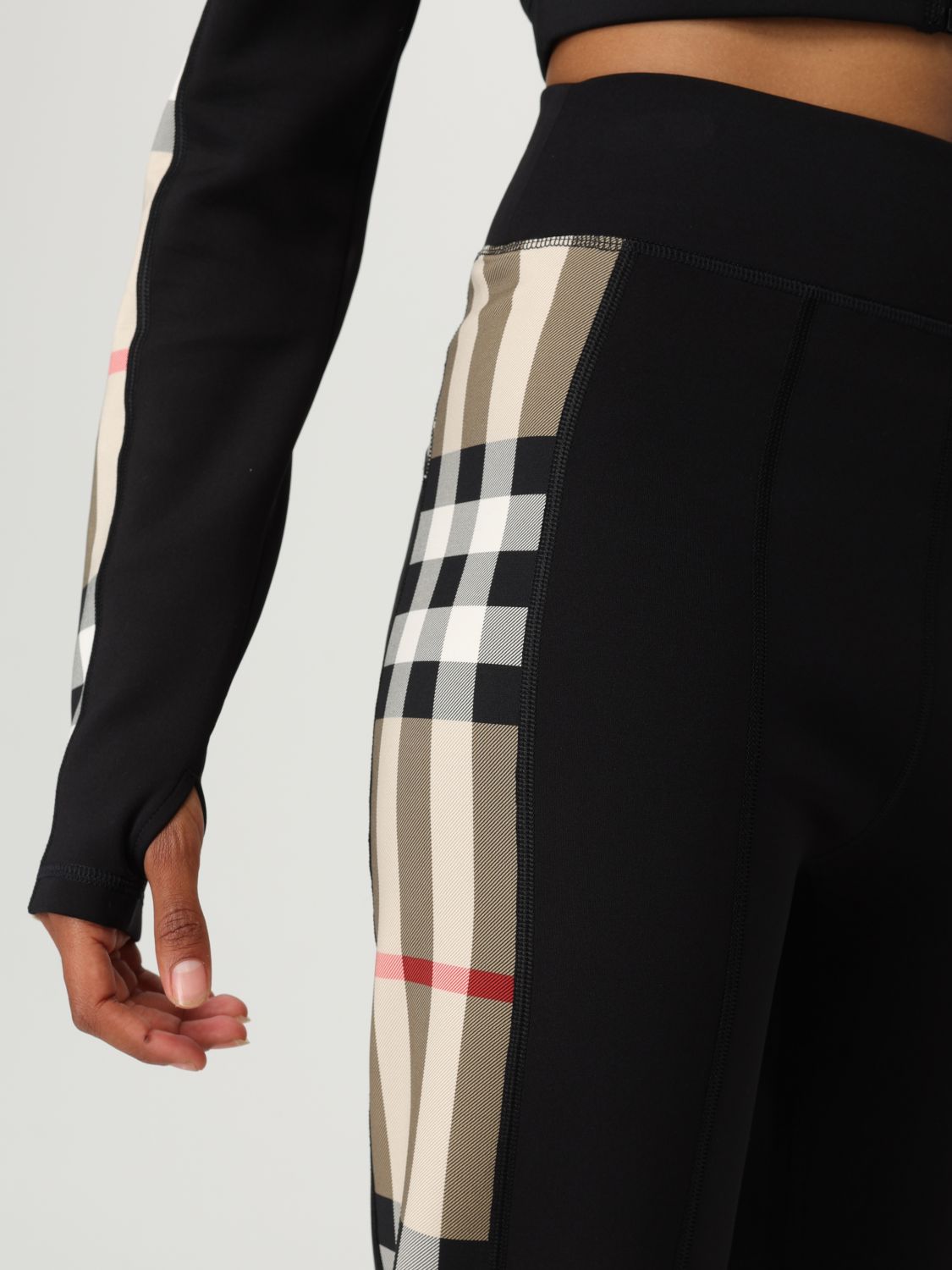 Burberry Pants Woman Black