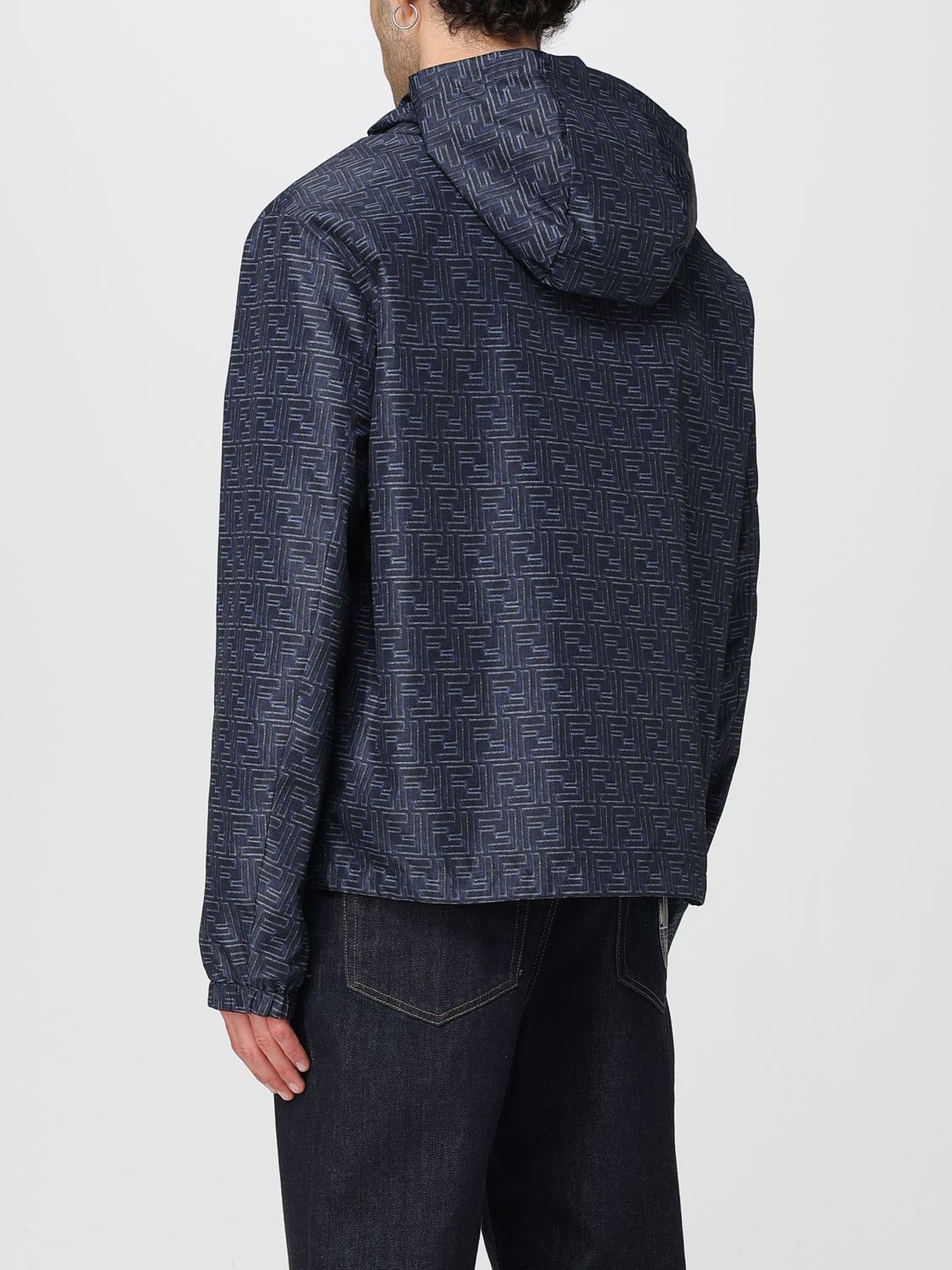 Fendi Jacket Men Blue