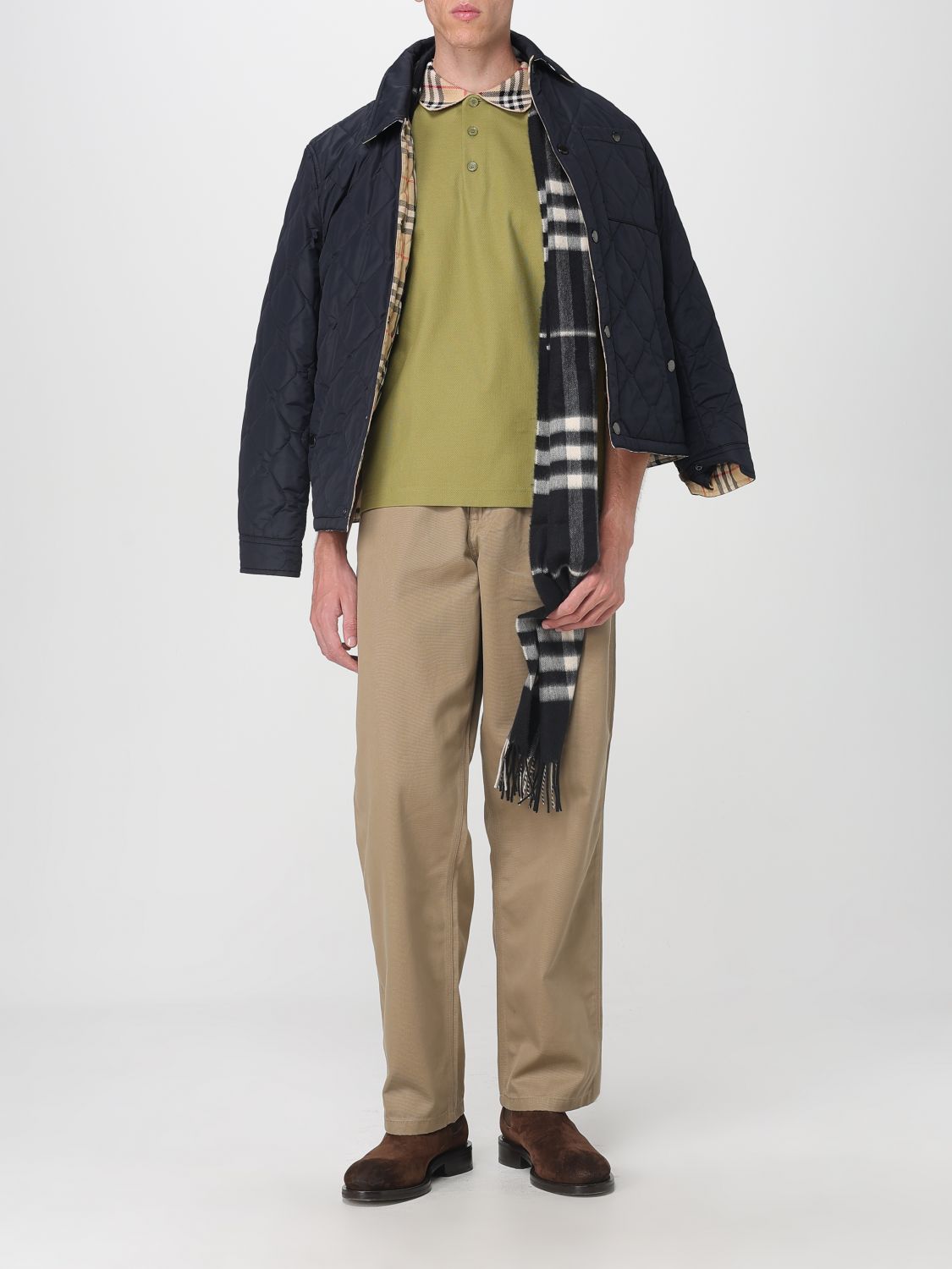 Burberry Scarf Men Black
