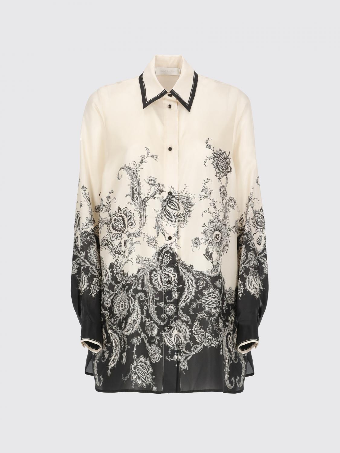 Zimmermann Shirt Woman Yellow Cream