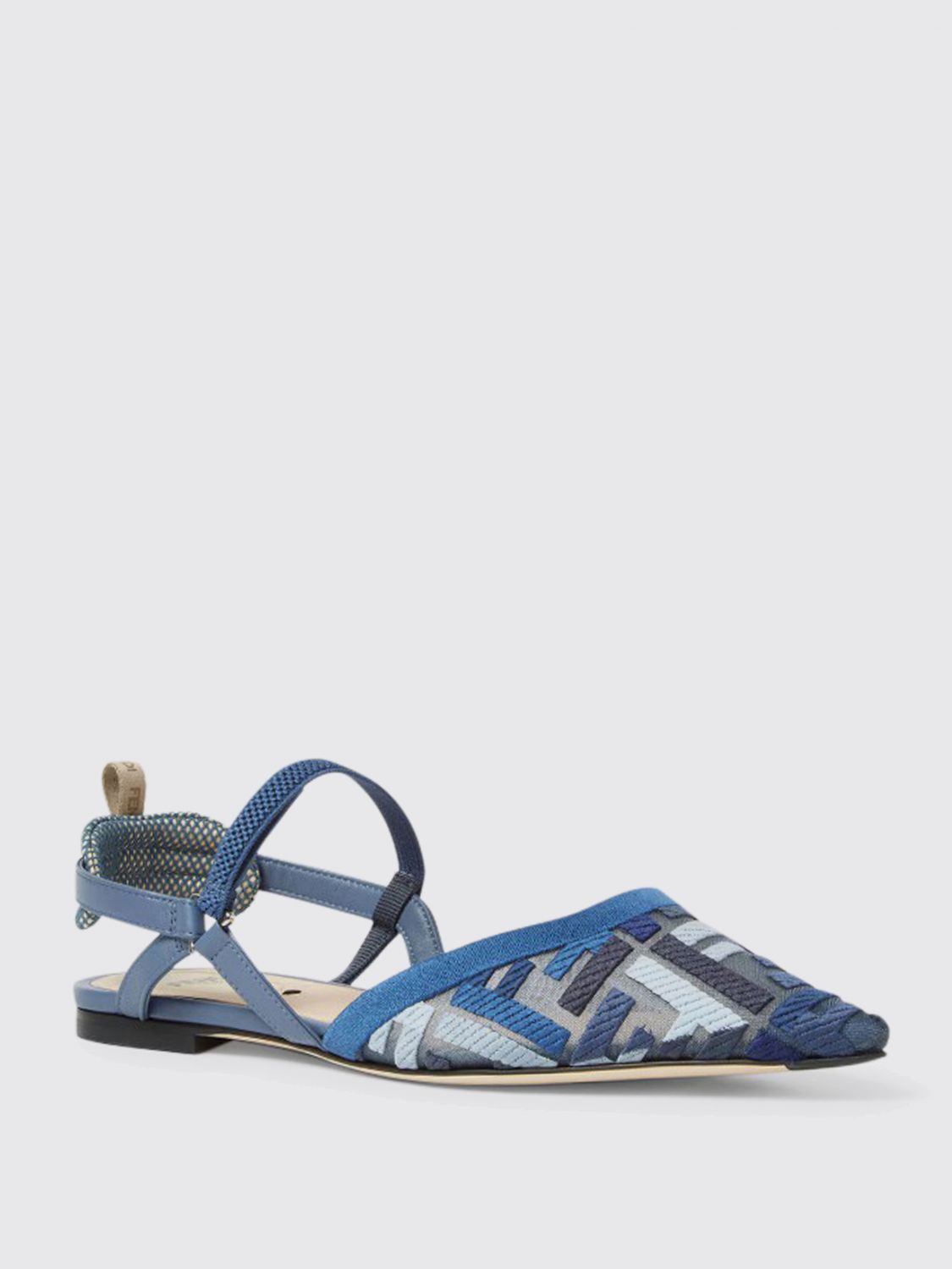 Fendi Ballet Flats Woman Multicolor