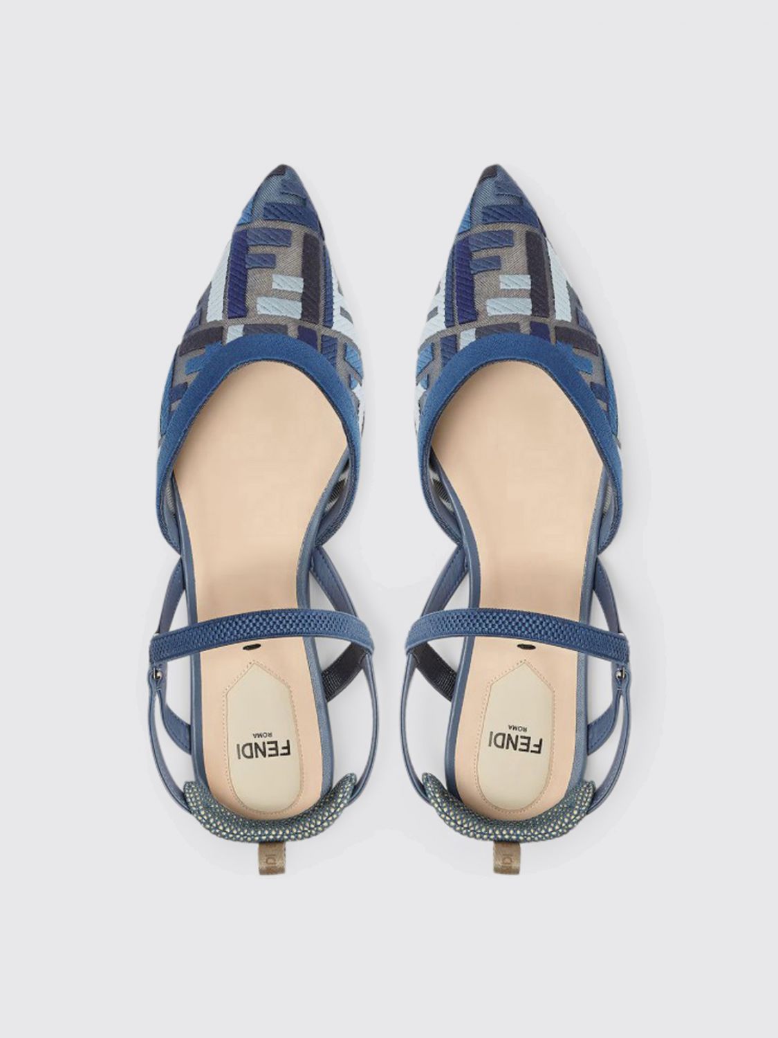 Fendi Ballet Flats Woman Multicolor