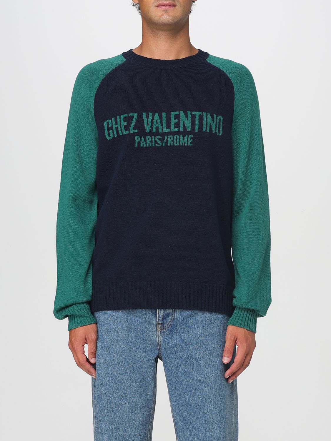 Valentino Sweater Men Blue