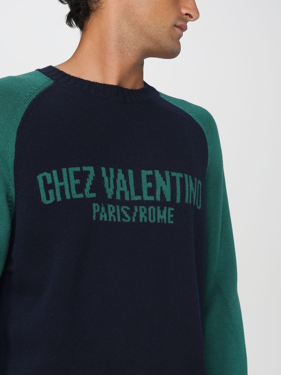 Valentino Sweater Men Blue