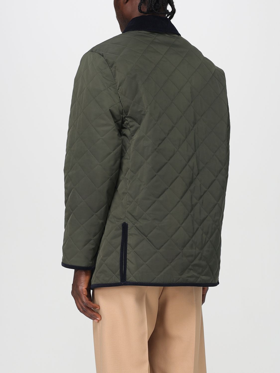 Valentino Coat Men Olive