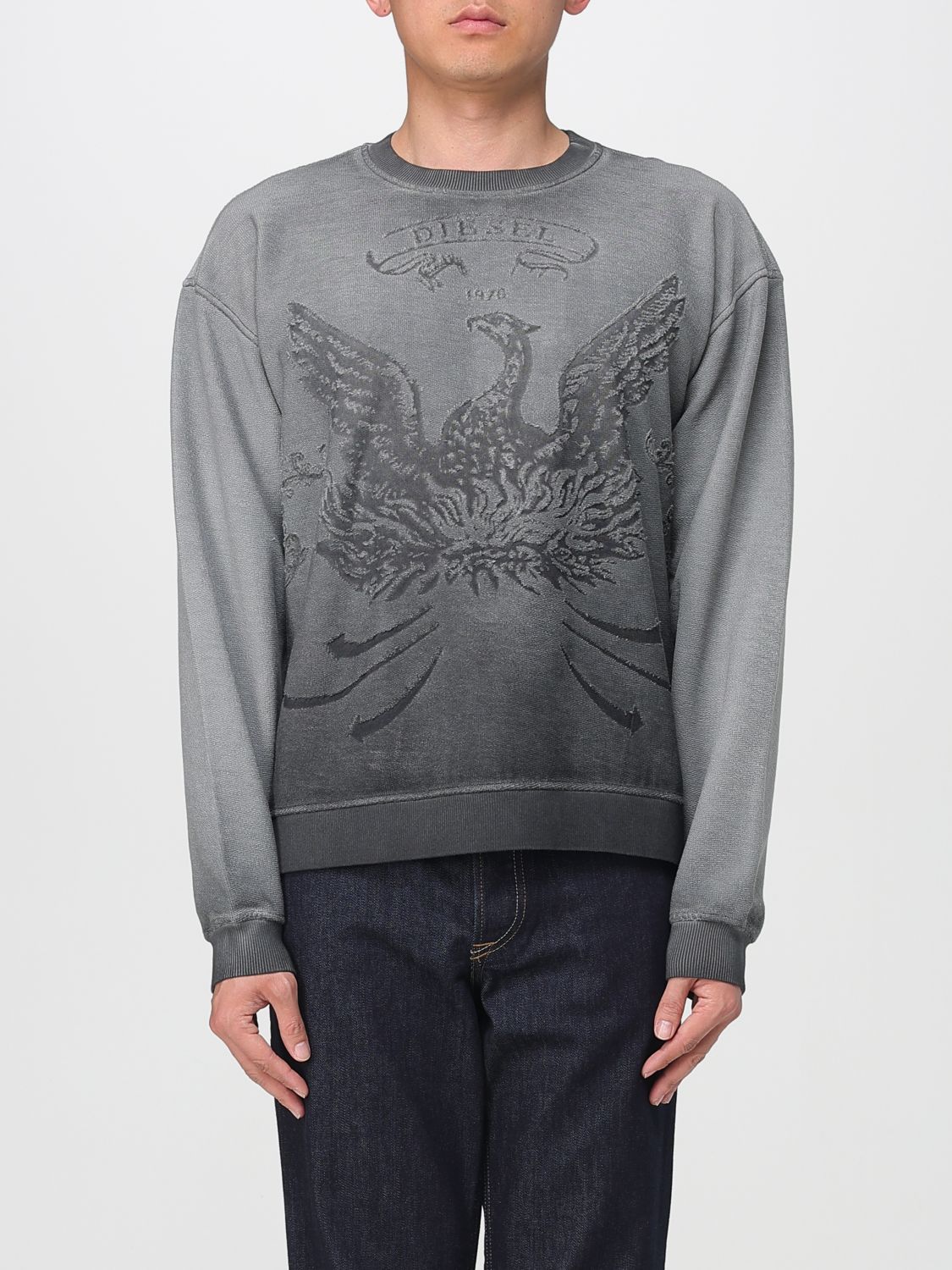 Diesel Sweatshirt Men Grey